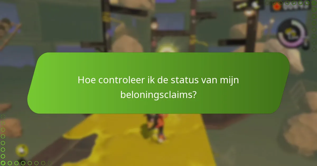 Wat is het proces voor het claimen van beloningen in Splatoon 3?