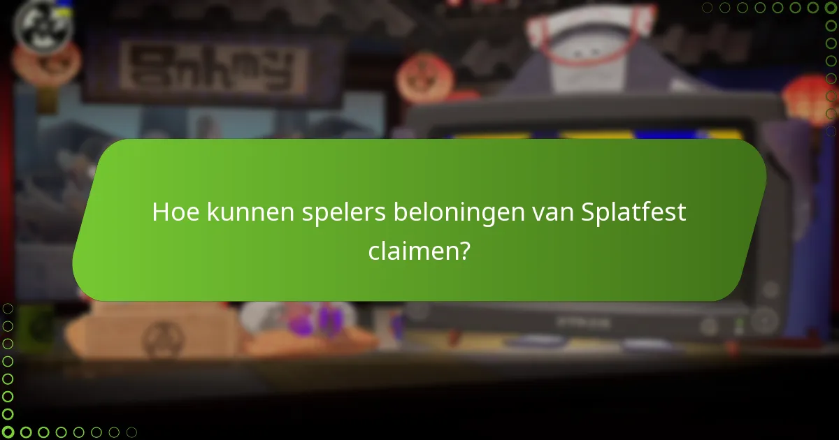 Hoe kunnen spelers hun ervaringen van Splatfest delen?