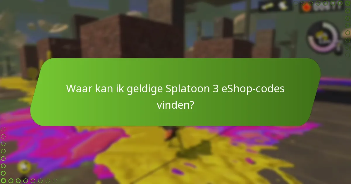 Hoe kan ik Splatoon 3 eShop-codes inwisselen?