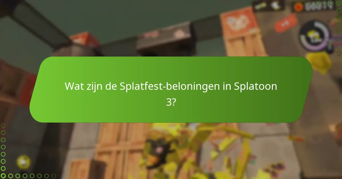Hoe wordt de verdeling van Splatfest-beloningen bepaald?